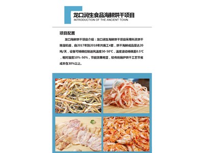 「案例展示」龍口潤生食品海鮮烘干項目